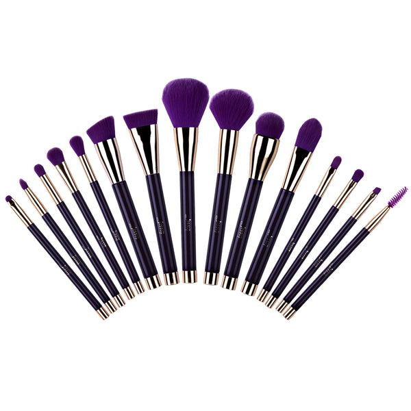 Darkviolet Makeup Brushes Set