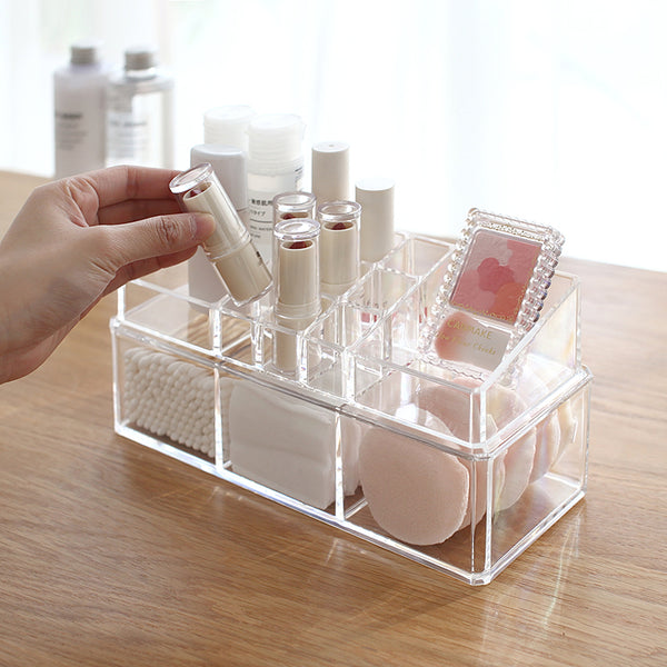 Transparent Makeup Organizer