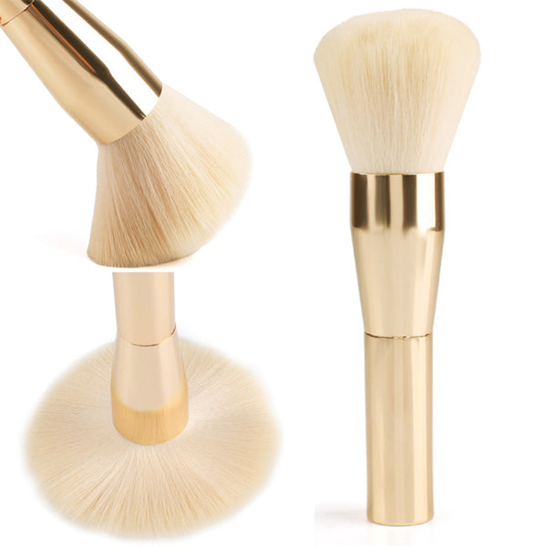 Silver Contour Makeup Brushes