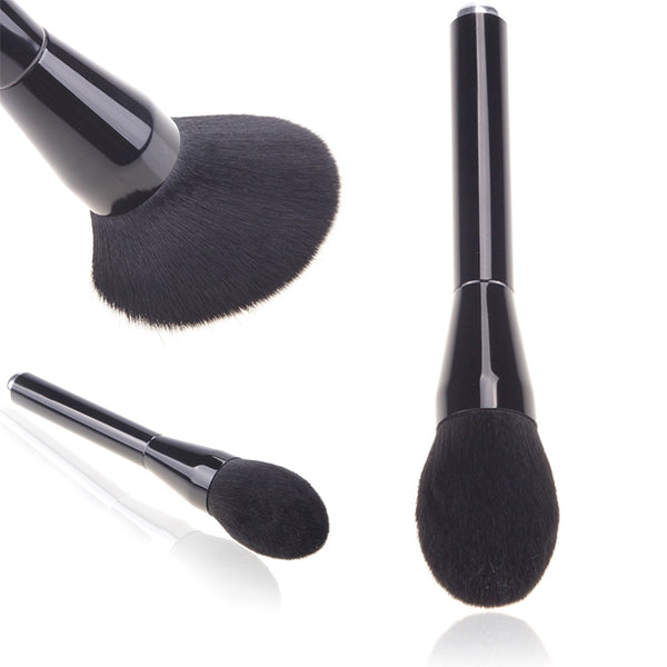 Silver Contour Makeup Brushes