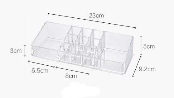 Transparent Makeup Organizer