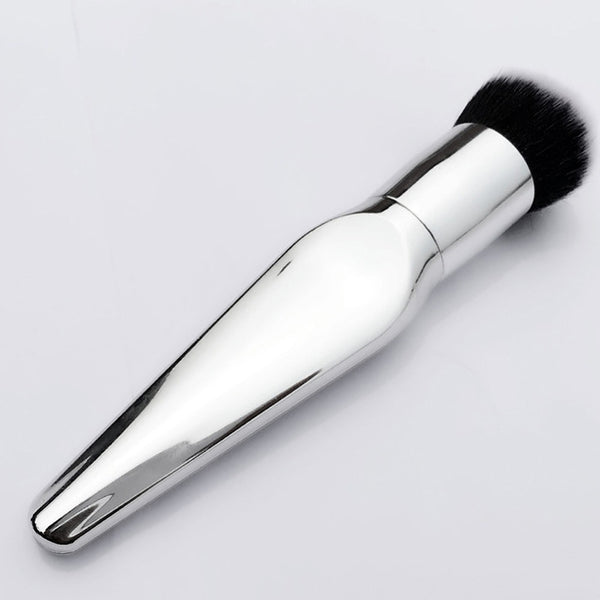 Silver Contour Makeup Brushes